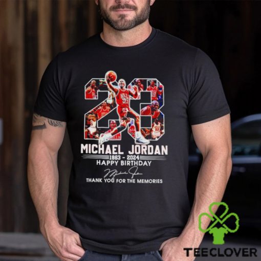Michael Jordan 1963 2024 Happy Birthday thank you for the memories shirt