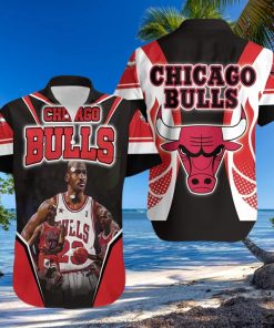 Michael Jordan 23 Chicago Bulls Hawaiian Shirt