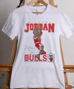 Michael Jordan Chicagon Bulls cartoon signature hoodie, sweater, longsleeve, shirt v-neck, t-shirt