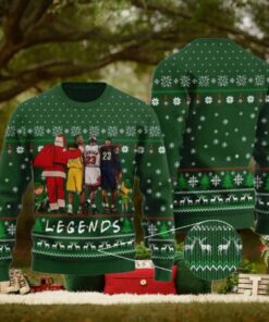 Michael Jordan Lebron James Legends Ugly Christmas Sweater