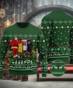 Michael Jordan Lebron James Legends Ugly Christmas Sweater