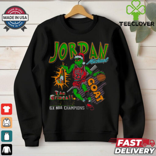 Michael Jordan The Grinch 6X NBA Champions GOAT T Shirt