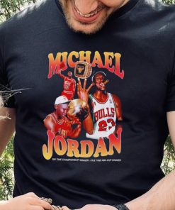 Michael Jordan ring Chicago Bulls six time championship winner five time NBA MVP winner shirt