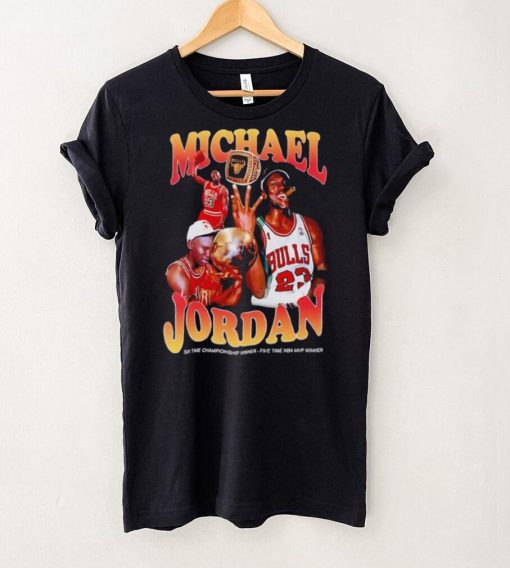 Michael Jordan ring Chicago Bulls six time championship winner five time NBA MVP winner shirt
