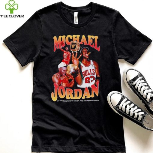 Michael Jordan ring Chicago Bulls six time championship winner five time NBA MVP winner shirt