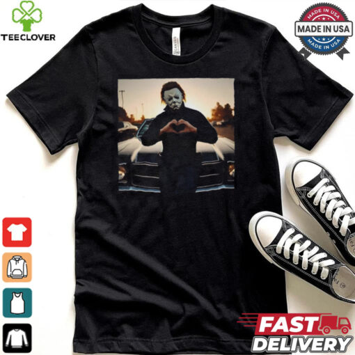 Michael Meyers Halloween Heart Hands Shirt, Michael Meyers Shirt