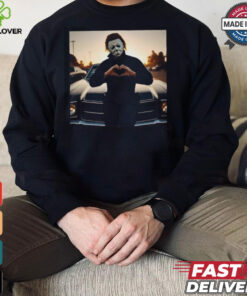Michael Meyers Halloween Heart Hands Shirt, Michael Meyers Shirt