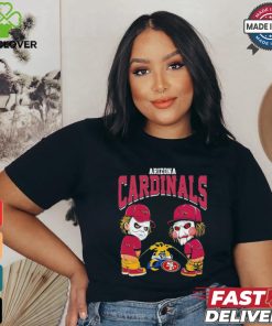 Michael Myers And Billy The Puppet X Arizona Cardinals Pee On NFL Teams Halloween Shirt