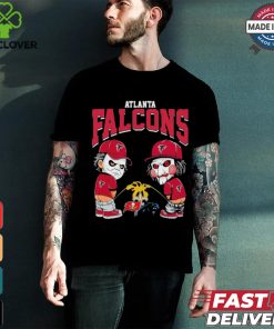 Michael Myers And Billy The Puppet X Atlanta Falcons Pee On NFL Teams Halloween Shirt
