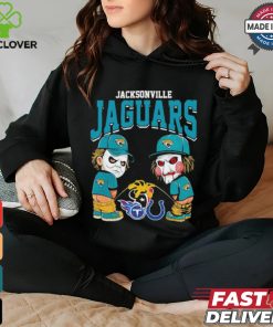 Michael Myers And Billy The Puppet X Jacksonville Jaguars Pee On NFL Teams Halloween Shirt