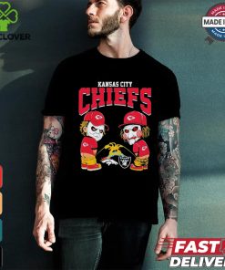 Michael Myers And Billy The Puppet X Kansas City Chiefs Pee On NFL Teams Halloween Shirt