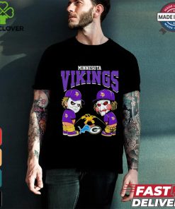 Michael Myers And Billy The Puppet X Minnesota Vikings Pee On NFL Teams Halloween Shirt
