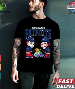 Michael Myers And Billy The Puppet X New England Patriots Pee On NFL Teams Halloween Shirt