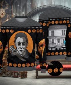 Michael Myers Christmas 3D All Over Printed Ugly Christmas Sweater Michael Myers Halloween