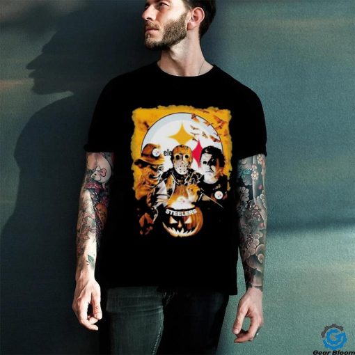 Michael Myers Freddy Krueger Jason Voorhees Pittsburgh Steelers Halloween 2023 Shirt