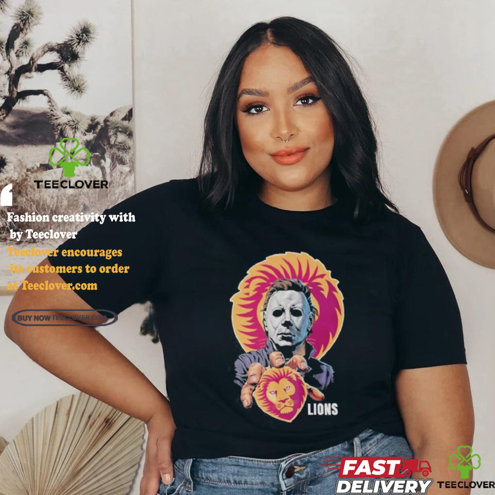 Michael Myers Lions Logo Shirt Michael Myers Lions Logo Shirt