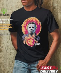 Michael Myers Lions Logo Shirt 3 Michael Myers Lions Logo Shirt