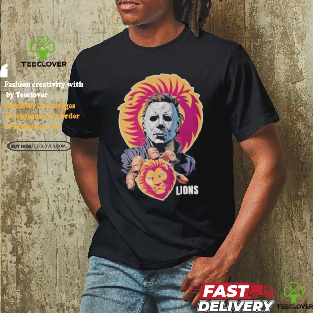Michael Myers Lions Logo Shirt Michael Myers Lions Logo Shirt