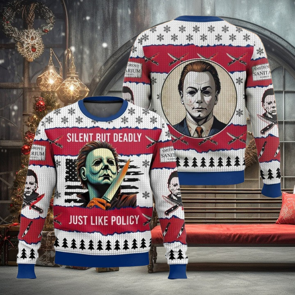 Michael Myers Xmas Sweater, Horror Movie Ugly Sweater, Friday The 13th Sweater, Horror Characters Christmas Sweater, Michael Myers Gift Michael Myers Xmas Sweater, Horror Movie Ugly Sweater, Friday The 13th Sweater, Horror Characters Christmas Sweater, Michael Myers Gift
