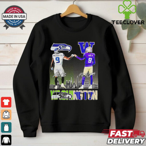 Michael Penix Jr and Kenneth Walker Washington Sports Teams shirt