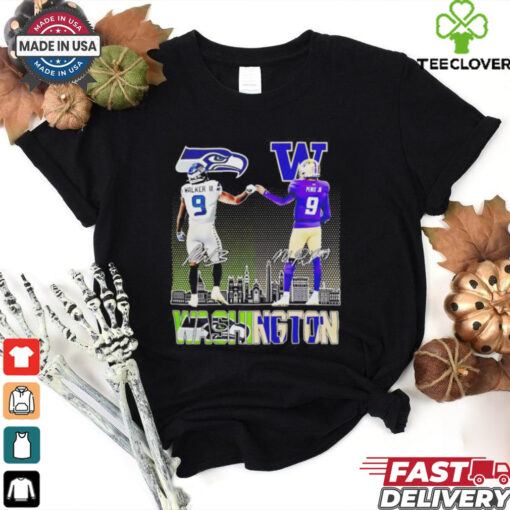 Michael Penix Jr and Kenneth Walker Washington Sports Teams shirt
