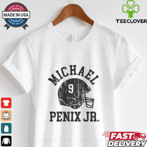Michael Penix Jr. Atlanta Falcons NFL football helmet font vintage shirt