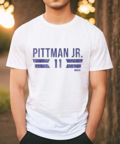 Michael Pittman Jr. Indianapolis Font shirt
