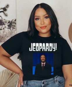 Michael Vallely Wearing Jeopardy Michael Vallely Shirt