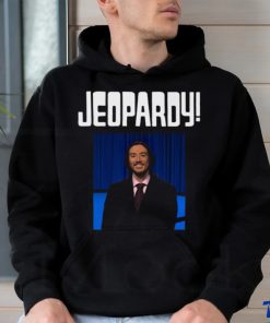 Michael Vallely Wearing Jeopardy Michael Vallely Shirt