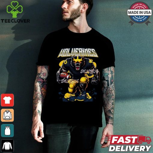 Michageb football mascot shirt