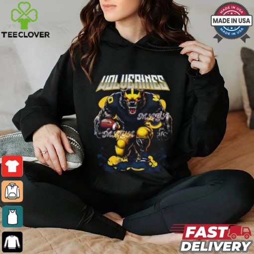 Michageb football mascot shirt