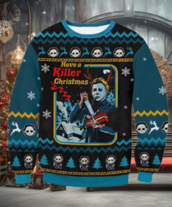 Micheal Myers Killer Christmas Ugly Sweater