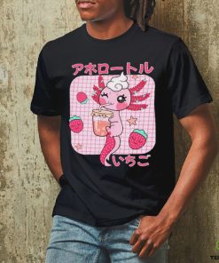 Michelle Otter Strawberry Axolotl Cute cartoon shirt
