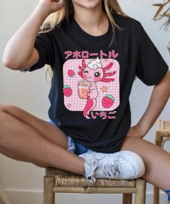 Michelle Otter Strawberry Axolotl Cute cartoon shirt 2 Michelle Otter Strawberry Axolotl Cute cartoon shirt