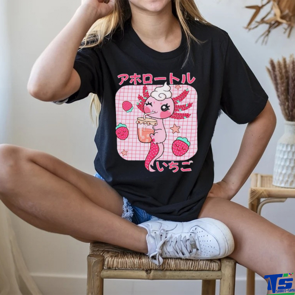 Michelle Otter Strawberry Axolotl Cute cartoon shirt Michelle Otter Strawberry Axolotl Cute cartoon shirt