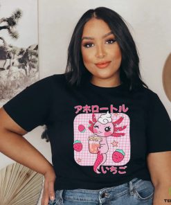 Michelle Otter Strawberry Axolotl Cute cartoon shirt 3 Michelle Otter Strawberry Axolotl Cute cartoon shirt