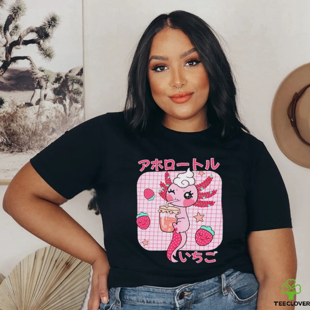Michelle Otter Strawberry Axolotl Cute cartoon shirt Michelle Otter Strawberry Axolotl Cute cartoon shirt