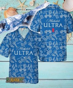 Michelob ULTRA Doodle Art Hawaiian Shirt For Men And Women Gift Hawaiian Beer