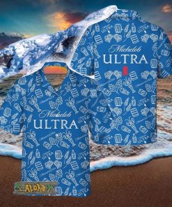 Michelob ULTRA Doodle Art Hawaiian Shirt For Men And Women Gift Hawaiian Beer