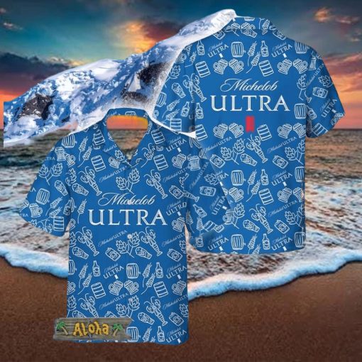 Michelob ULTRA Doodle Art Hawaiian Shirt For Men And Women Gift Hawaiian Beer