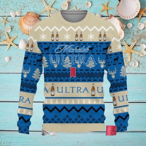 Michelob Ultra Beers Shirts Beer Vintage Logo Ugly Christmas Sweater