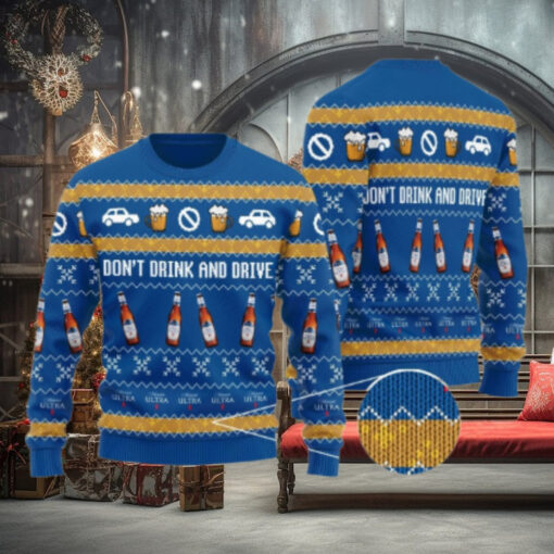 Michelob Ultra Don’t Drink And Drive Ugly Sweater