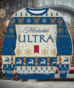 Michelob Ultra For Christmas Gifts 3D Printed Ugly Christmas Sweater