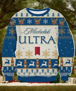 Michelob Ultra For Christmas Gifts 3D Printed Ugly Christmas Sweater