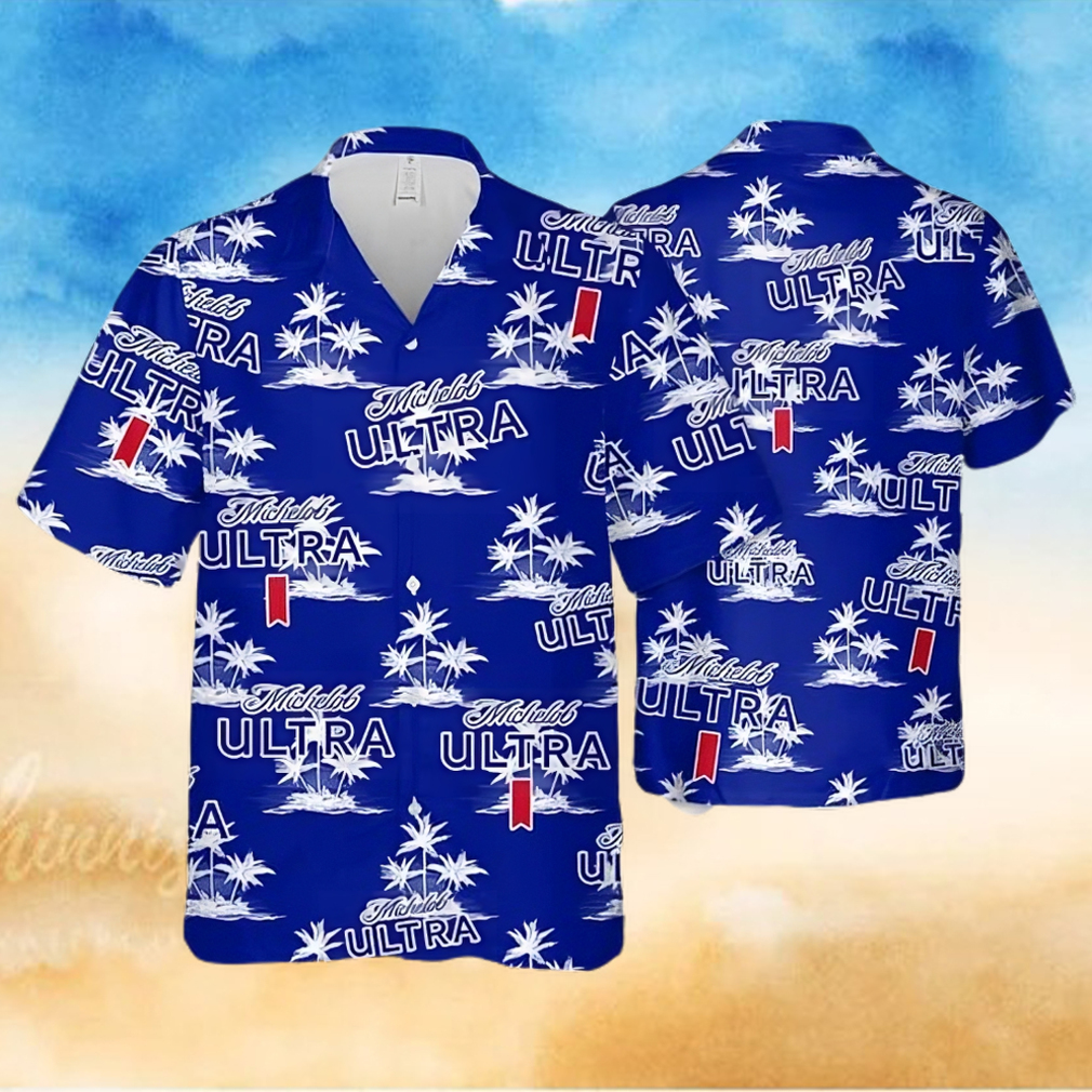 Michelob Ultra Hawaiian Shirt Island Pattern Beach Lovers Gift