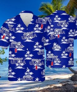 Michelob Ultra Hawaiian Shirt Island Pattern Beach Lovers Gift