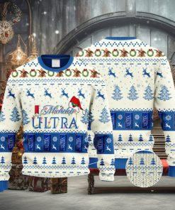 Michelob Ultra Santa Hat Christmas For Christmas Gifts Ugly Christmas Holiday Sweater