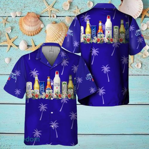 Michelob Ultra Tropical Liquor Paradise Hawaiian Shirt