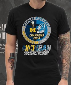 Michigan 2024 NFC North Champions 2024 National Champions Shirt