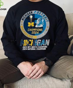 Michigan 2024 NFC North Champions 2024 National Champions Shirt